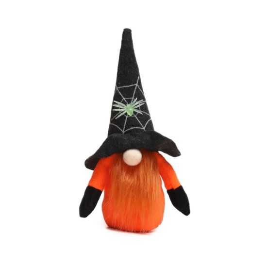 HALLOWEEN WITCH HAT SPIDER GNOME