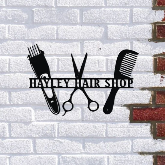 Personalized Hair Stylist Name Logo