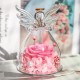 Glass Angel Preserved Flowers Color Changing LED Lights